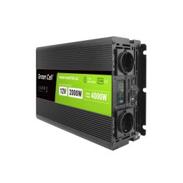 Green Cell Inverter med LCD display til bil 12V til 230V, 2000W/4000W Ren sinus