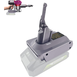 Batteri-adapter fra Greenworks 24V til Dyson V7 V8