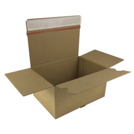 20 stk. Webshopkasse 160x130x70mm med tape og tearstrip