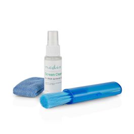 Nedis Skærmrens spray til Notebook / Smartphone / Tablet / TV Skærm - 35 ml incl klud & børste