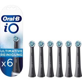 Oral-b IO Ultimate Clean Tandbørstehoveder 6 stk (sort)