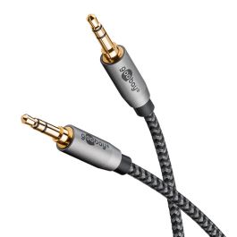 Goobay 3,5mm AUX minijack kabel 2m stofbeklædt