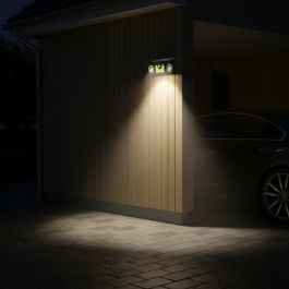 Solcelle udendørs væglampe 270 grader 300 lumen