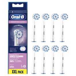 Oral-b Sensitive Clean Tandbørstehoveder 8 stk - Hvid