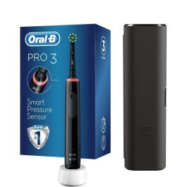 Oral-b Pro 3 3500 El-tandbørste med travelcase - Sort
