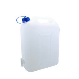 Vanddunk med hane og skruelåg - 10 L.