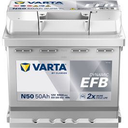 Varta Blue Dynamic EFB N50 - 12V 50Ah (Start-Stop bilbatteri)