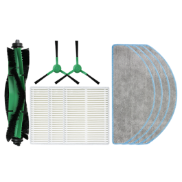 Filter 3 stk + 2 stk sidebørster + 1 stk hovedbørste + 4 stk mopper til iRobot Roomba Essential Y0112