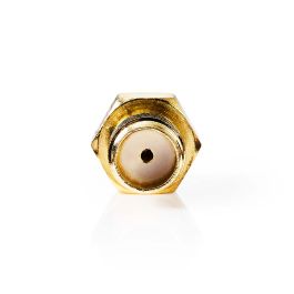 SMA adapter Hun/Hun guldplateret - 2 stk.