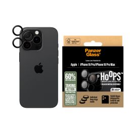 PanzerGlass Hoops Sort Kameralinsebeskytter iPhone 16 Pro | 16 Pro Max