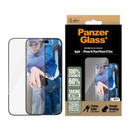 PanzerGlass Skærmbeskyttelse iPhone 16 Plus | 15 Plus | Ultra-Wide Fit