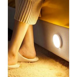 LED lampe med sensor, spot model, genopladelig - 3 stk.