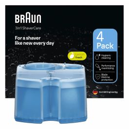 Braun Clean & Renew CCR4 refill rensevæske til barbermaskiner - 4 stk.
