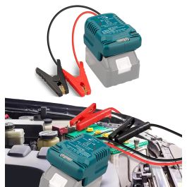 Nødlader til 12V startbatteri ved hjælp af dit Makita 18V lithium batteri