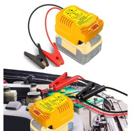Nødlader til 12V startbatteri ved hjælp af dit Dewalt 18-20V lithium batteri