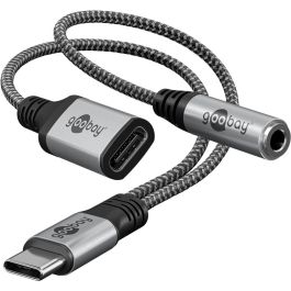 USB-C til USB-C Hun og Mini-Jack adapter (3,5 AUX)