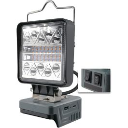 LED arbejdslampe 800-1800 lumen til Milwaukee 18V batteri