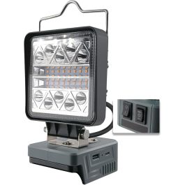 LED arbejdslampe 800-1800 lumen – til Bosch Home & Garden 18V PBA/PSB/PSR-batteri