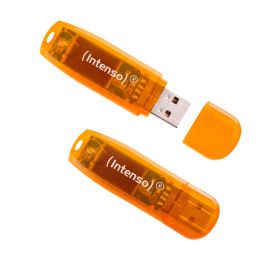 Intenso 64 GB USB-stik - 2 stk. - Orange