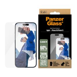 PanzerGlass Screen Protector iPhone 16 | 15 | Classic Fit