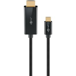 USB-C 3.1 til HDMI datakabel, 4K@60 Hz, sort, 1m