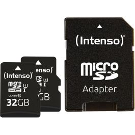 Intenso 32GB Micro SD UHS-I Hukommelseskort inkl. Adapter - 2 Stk