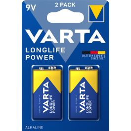 Varta Longlife Power 9V batteri - 2 stk.