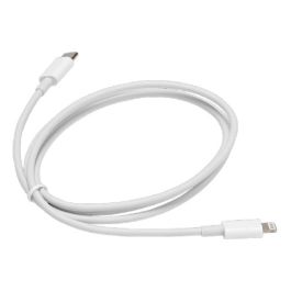 Leki USB-C 2.0 til Lightning lade- og datakabel, hvid, 1m
