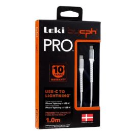 Leki Pro USB-C 2.0 til Lightning lade- og datakabel, hvid, 1m