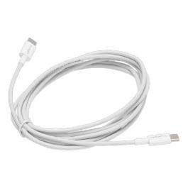 Leki USB-C 2.0 til USB-C lade- og datakabel, hvid, 2m