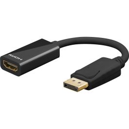 Goobay DisplayPort til HDMI adapter, 4K/60Hz, han/hun - 0,1m