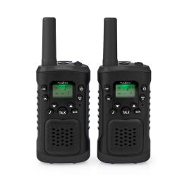 Nedis Walkie-talkie m/ 2 håndsæt, rækkevidde 6 km.