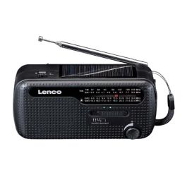 Lenco bærbar nødradiolommelygte m/ håndsving & powerbank