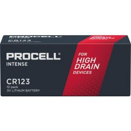 Duracell Procell intense CR123 Batterier- 10 stk.