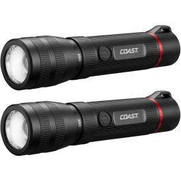 2 stk. Coast G60R vandtæt genopladelig lygte 1000 lumen