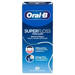 Oral-B Super Floss tandtråd 50m - Uden voks