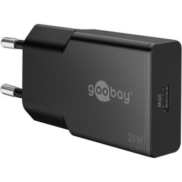 Goobay USB-C GaN lader slim, 20W, PD, Sort
