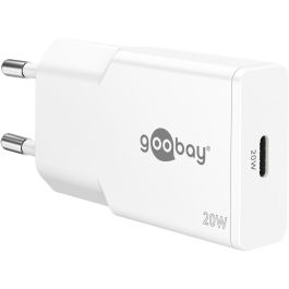 Goobay USB-C GaN lader slim, 20W, PD, Hvid