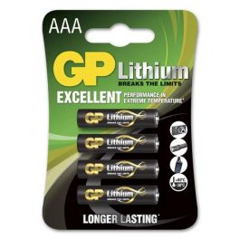 GP Lithium AAA batterier 24LF-2U4 (4 Stk.)