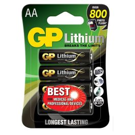 GP Lithium AA batterier 15LF-2U4 (4 Stk.)