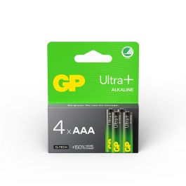 GP Ultra Plus AAA/LR03 alkaline batterier – 4 stk.