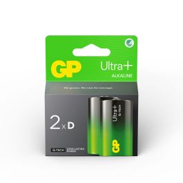 GP Ultra Plus D/LR20 alkaline batterier – 2 stk.