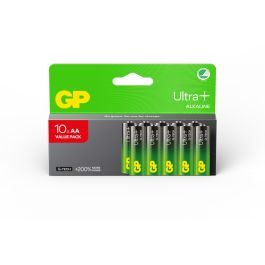 GP Ultra Plus AA/LR06 alkaline batterier – 10 stk.