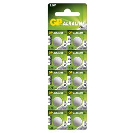 GP 76A / LR44 / LR1154 / AG13 Alkaline knapcellebatteri - 10 stk.