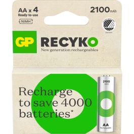 GP Recyko AA-batteri, 2100mAh - 4 stk.