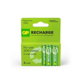 GP Recyko AA-batteri, 1300mAh - 4 stk.