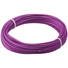 Isoleret kobberledning violet 10m
