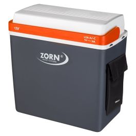 Zorn 21L elektrisk køleboks til 12V, USB-A, USB-C til eks. Powerbank