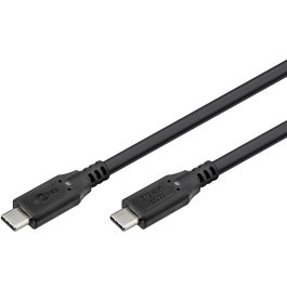 USB-C 3.1 til USB-C lade- og datakabel, sort, 1,5m