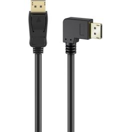 DisplayPort 2.1 kabel, 8K, 54 Gbit/s, højre vinkel, 2m